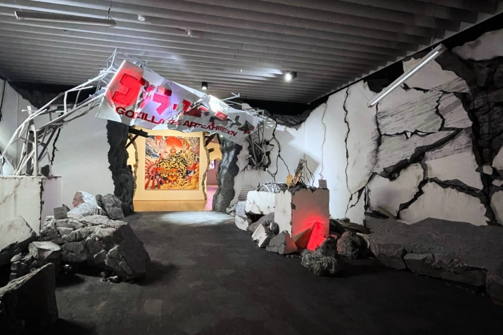 Artists offer their own interpretations of Japan's most famous monster at "Godzilla The Art Exhibition." Artists offer their own interpretations of Japan's most famous monster at "Godzilla The Art Exhibition."