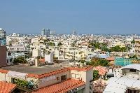 The city of Naha in Okinawa Prefecture. The Naha District Court is scheduled to hand down a ruling on June 24 for a sexual assault case involving a U.S. Marine. | Getty Images