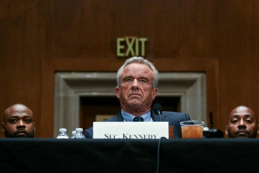 U.S. Health Secretary Robert F. Kennedy Jr., testifies before a Senate Committee in Washington, on May 14. U.S. Health Secretary Robert F. Kennedy Jr., testifies before a Senate Committee in Washington, on May 14.