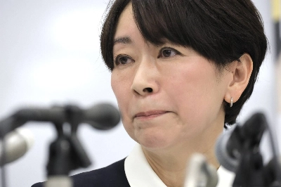 Former Lower House lawmaker Shiori Yamao at a news conference in Tokyo on Tuesday Former Lower House lawmaker Shiori Yamao at a news conference in Tokyo on Tuesday