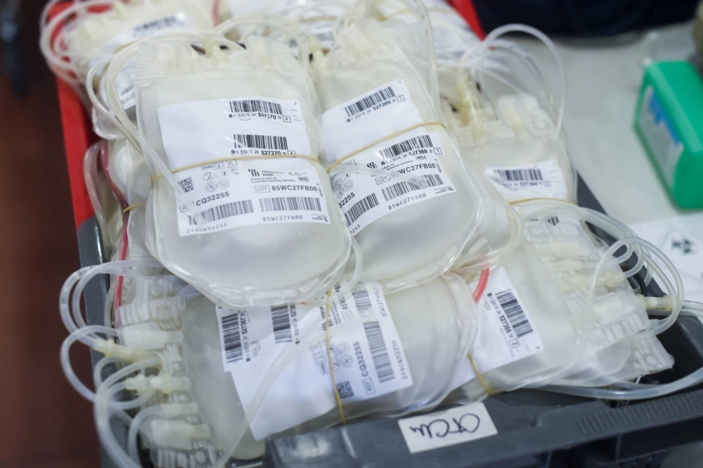 Taiwan is strengthening its capacity to produce blood bags domestically in preparation for emergencies.  Taiwan is strengthening its capacity to produce blood bags domestically in preparation for emergencies.