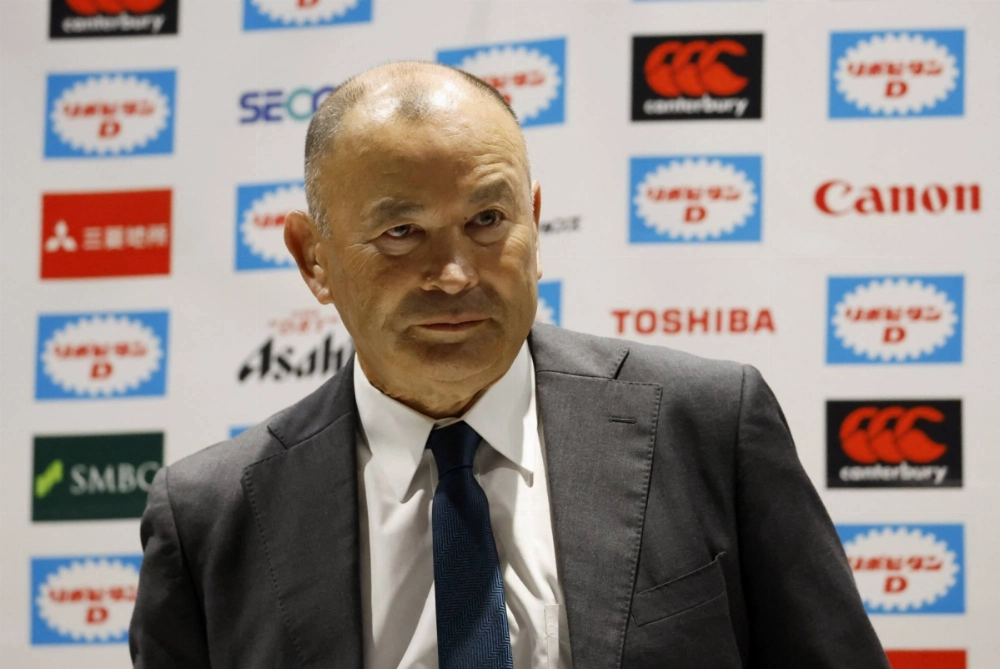 Eddie Jones began his second stint as Japan coach in 2023. Eddie Jones began his second stint as Japan coach in 2023.