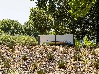The Beewise hive exterior is made of white metal and solar panels. | Bloomberg