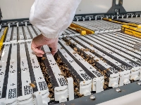 A hive contains up to 15 frames inside the BeeHome. | Bloomberg