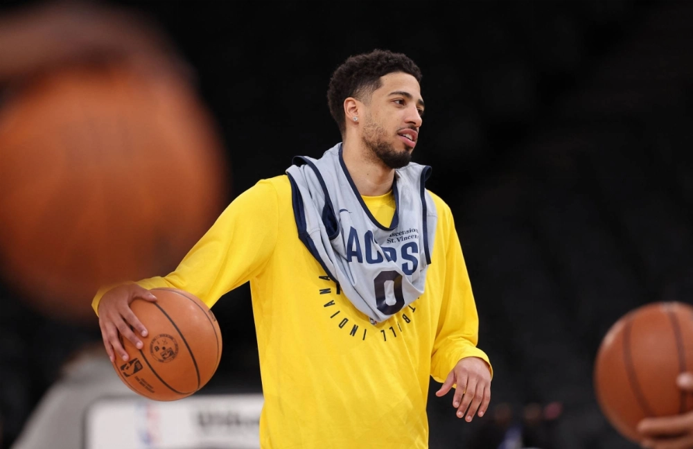 Indiana Pacers guard attends a training session in Paris in January.  Indiana Pacers guard attends a training session in Paris in January.