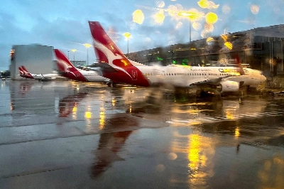 Qantas Airlines Boeing 737 planes sit at the Sydney airport domestic terminal on Tuesday. Qantas said on Wednesday that 6 million customer accounts were accessed in a cyber hack. Qantas Airlines Boeing 737 planes sit at the Sydney airport domestic terminal on Tuesday. Qantas said on Wednesday that 6 million customer accounts were accessed in a cyber hack.