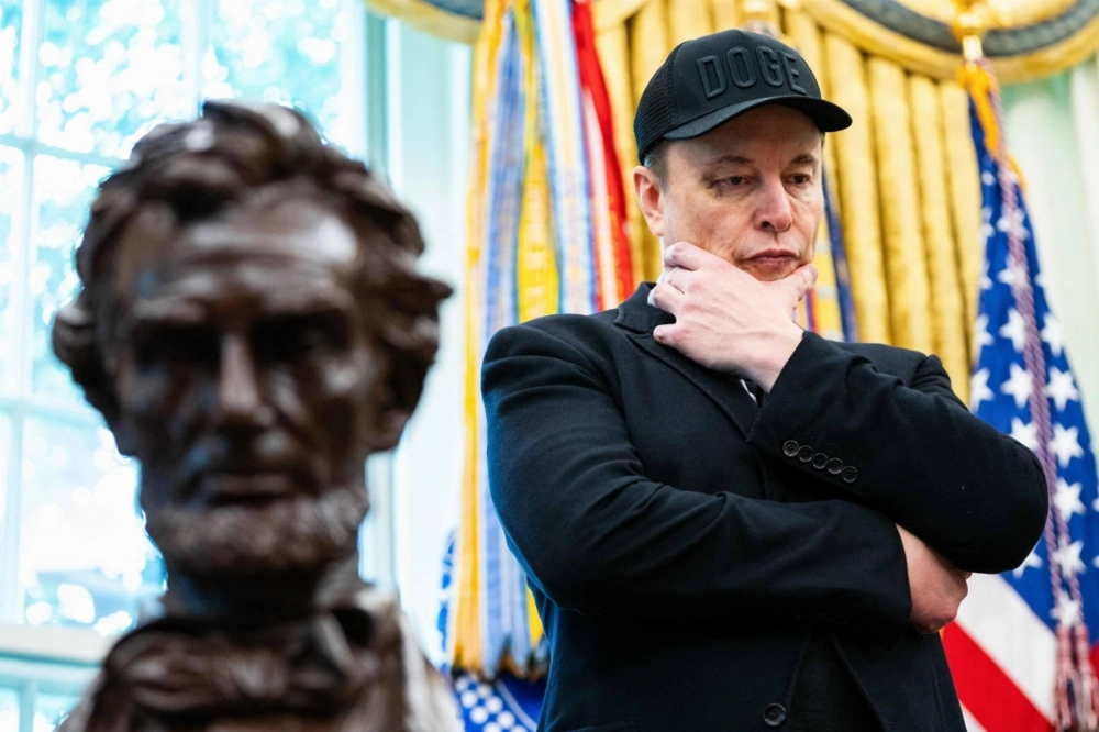 Elon Musk looks on during a news conference with U.S. President Donald Trump in the Oval Office of the White House in Washington on May 30. Elon Musk looks on during a news conference with U.S. President Donald Trump in the Oval Office of the White House in Washington on May 30.