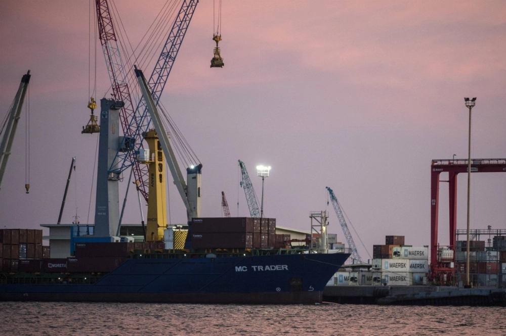 A container ship in Cebu City, the Philippines. The Philippines  sent some $14.1 billion of goods to the U.S. last year. A container ship in Cebu City, the Philippines. The Philippines  sent some $14.1 billion of goods to the U.S. last year.