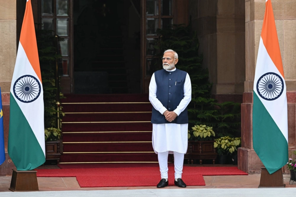 Indian Prime Minister Narendra Modi. Officials in New Delhi say they’re not overly alarmed by U.S. President Donald Trump’s latest tariff threats for now. Indian Prime Minister Narendra Modi. Officials in New Delhi say they’re not overly alarmed by U.S. President Donald Trump’s latest tariff threats for now.