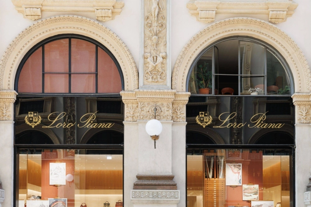 A Loro Piana SpA luxury clothing store in Milan on Wednesday A Loro Piana SpA luxury clothing store in Milan on Wednesday