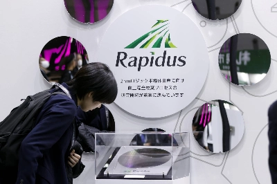 Rapidus last week printed circuitry on wafers using 2-nanometer gate-all-around process technology, President Atsuyoshi Koike told reporters Friday.  Rapidus last week printed circuitry on wafers using 2-nanometer gate-all-around process technology, President Atsuyoshi Koike told reporters Friday.