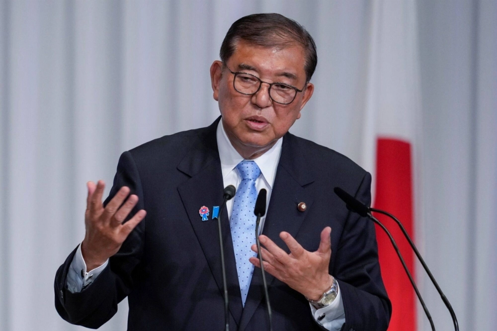 “As the first party in parliament, we have to fulfill our responsibility with the public so as to prevent politics from stagnating or drifting away,” Prime Minister Shigeru Ishiba said at a news conference at the Liberal Democratic Party headquarters in Tokyo on Monday. “As the first party in parliament, we have to fulfill our responsibility with the public so as to prevent politics from stagnating or drifting away,” Prime Minister Shigeru Ishiba said at a news conference at the Liberal Democratic Party headquarters in Tokyo on Monday.