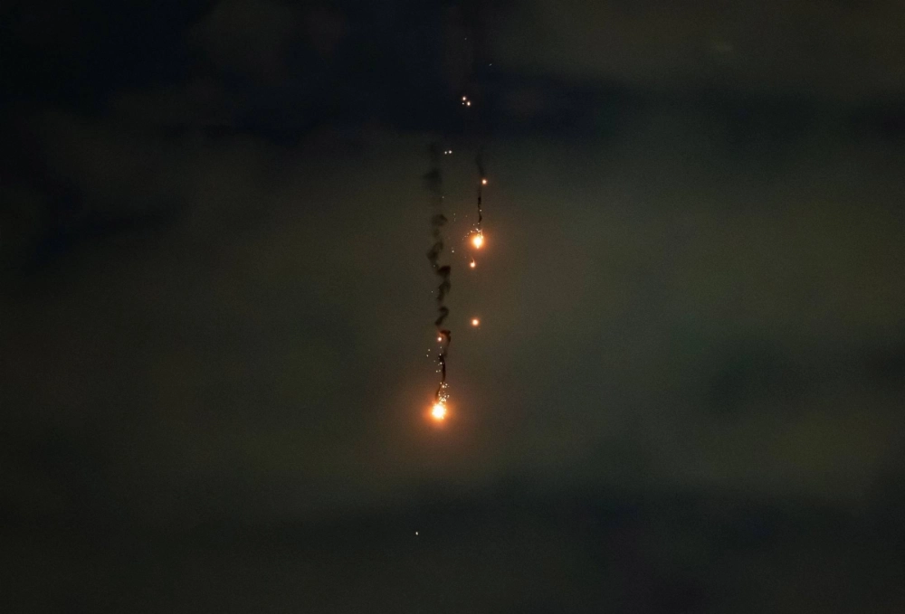 A drone is seen exploding in the sky during a Russian drone strike in Kyiv on July 4. An internal document from weapons-maker IEMZ Kupol showed it signed a contract with the Russian defense ministry to produce more than 6,000 attack drones this year. A drone is seen exploding in the sky during a Russian drone strike in Kyiv on July 4. An internal document from weapons-maker IEMZ Kupol showed it signed a contract with the Russian defense ministry to produce more than 6,000 attack drones this year.