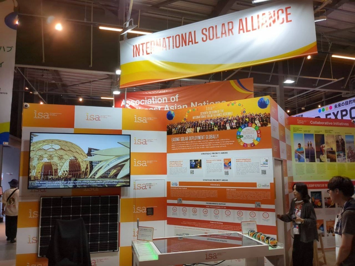The International Solar Alliance hosted a festival at the Osaka Expo, with collaboration in the key renewable energy source being the order of the day. The International Solar Alliance hosted a festival at the Osaka Expo, with collaboration in the key renewable energy source being the order of the day.