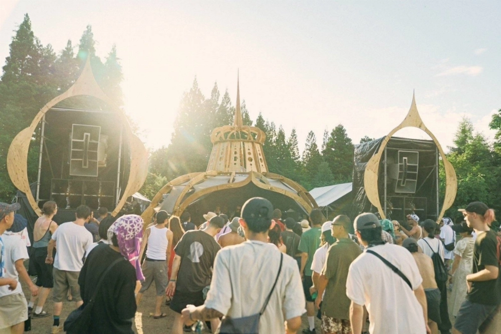 Rural, a three-day techno festival, was held July 18 to 21 at Nowhere Camp in Fukushima Prefecture.   Rural, a three-day techno festival, was held July 18 to 21 at Nowhere Camp in Fukushima Prefecture.