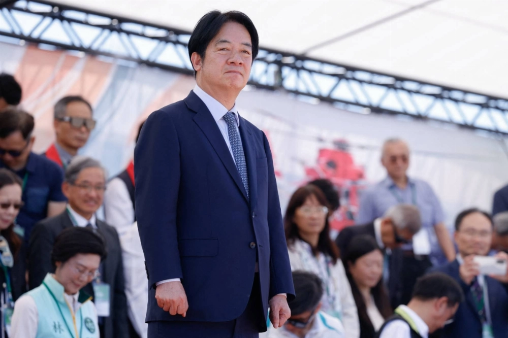 Taiwanese President Lai Ching-te attends an annual coast guard drill in Kaohsiung, Taiwan, on June 8. Taiwanese President Lai Ching-te attends an annual coast guard drill in Kaohsiung, Taiwan, on June 8.