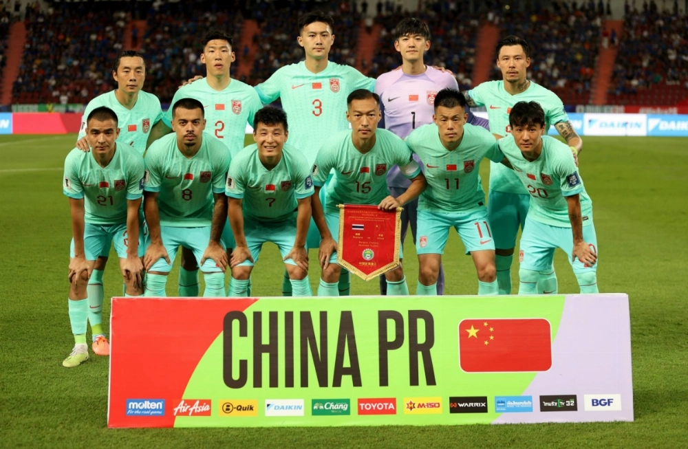 China players pose for a photo before a World Cup qualifying match against Thailand at Rajamangala National Stadium in Bangkok on Nov. 16, 2023. President Xi Jinping's anti-corruption drive has ensnared several high-profile figures involved in the country's struggle to build a successful men's national soccer team. China players pose for a photo before a World Cup qualifying match against Thailand at Rajamangala National Stadium in Bangkok on Nov. 16, 2023. President Xi Jinping's anti-corruption drive has ensnared several high-profile figures involved in the country's struggle to build a successful men's national soccer team.