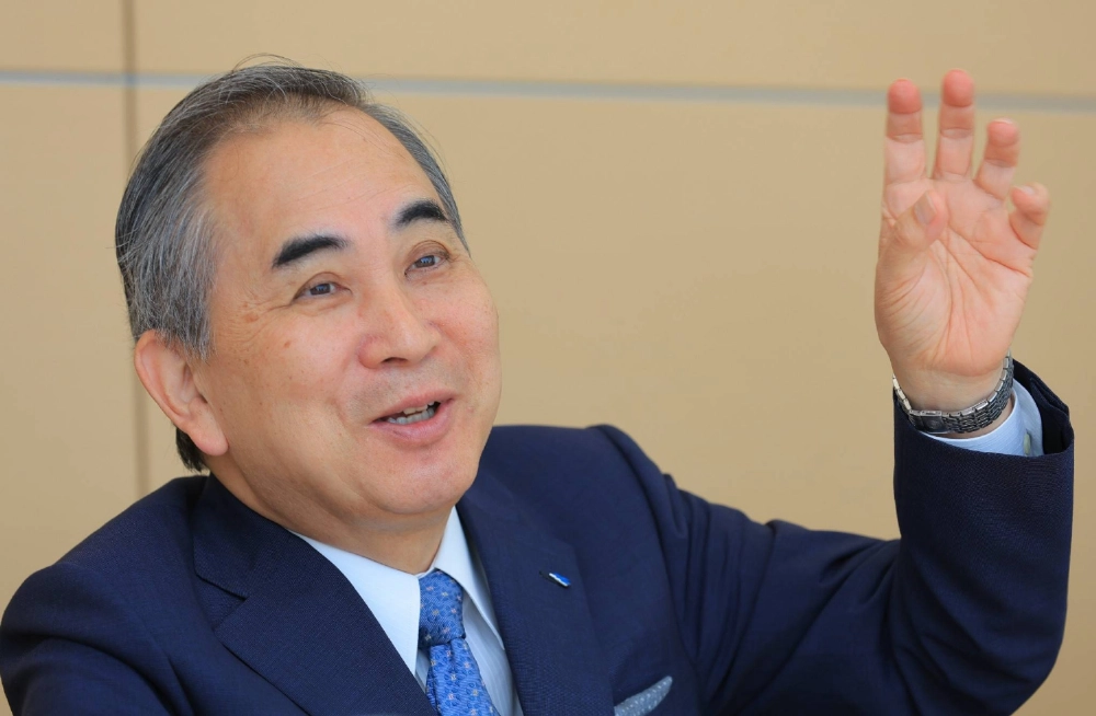 Kobayashi Pharmaceutical Chairman Yoshihito Ota speaks during an interview in Osaka last month.  Kobayashi Pharmaceutical Chairman Yoshihito Ota speaks during an interview in Osaka last month.