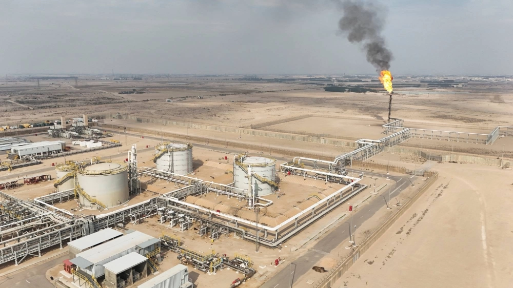 A drone view shows the Zubair Oil Field in Basra, Iraq, on January 16. A drone view shows the Zubair Oil Field in Basra, Iraq, on January 16.