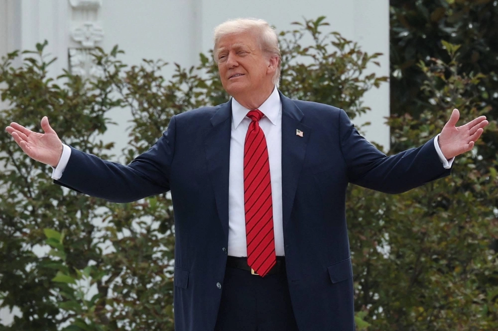 U.S. President Donald Trump at the White House on Tuesday. He told CNBC that investment pledges are like signing bonuses. U.S. President Donald Trump at the White House on Tuesday. He told CNBC that investment pledges are like signing bonuses.