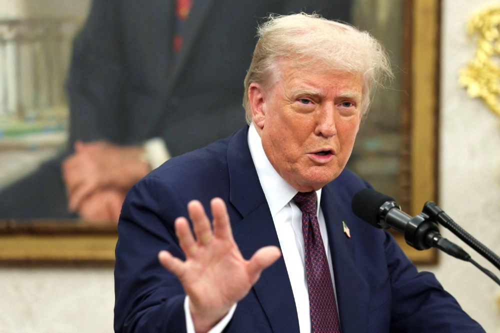 U.S. President Donald Trump speaks at the White House on Wednesday. U.S. President Donald Trump speaks at the White House on Wednesday.