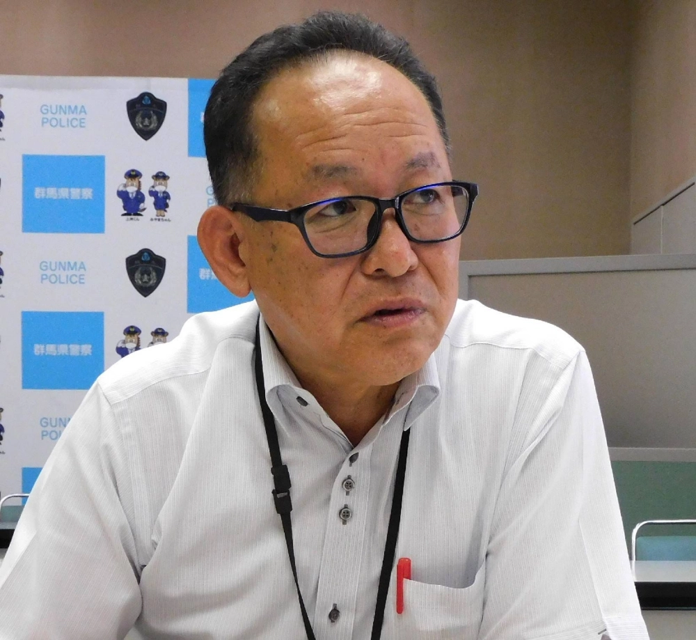 Hideji Kenjo, who was stationed at a police box in Gunma Prefecture at the time, recounts the 1985 crash of a Japan Airlines jumbo jet, on July 28 at the prefectural police headquarters. Hideji Kenjo, who was stationed at a police box in Gunma Prefecture at the time, recounts the 1985 crash of a Japan Airlines jumbo jet, on July 28 at the prefectural police headquarters.