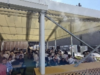 So far, the Osaka Expo appears to have been successful in avoiding a surge in heatstroke cases — in all of July, organizers reported 30 cases in which heatstroke was suspected or confirmed. | Joel Tansey