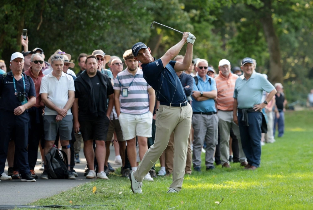 Grant Forrest, seen in 2024, won a Scottish Championship event on Trump International Golf Links in Aberdeen, Scotland, on Sunday.  Grant Forrest, seen in 2024, won a Scottish Championship event on Trump International Golf Links in Aberdeen, Scotland, on Sunday.