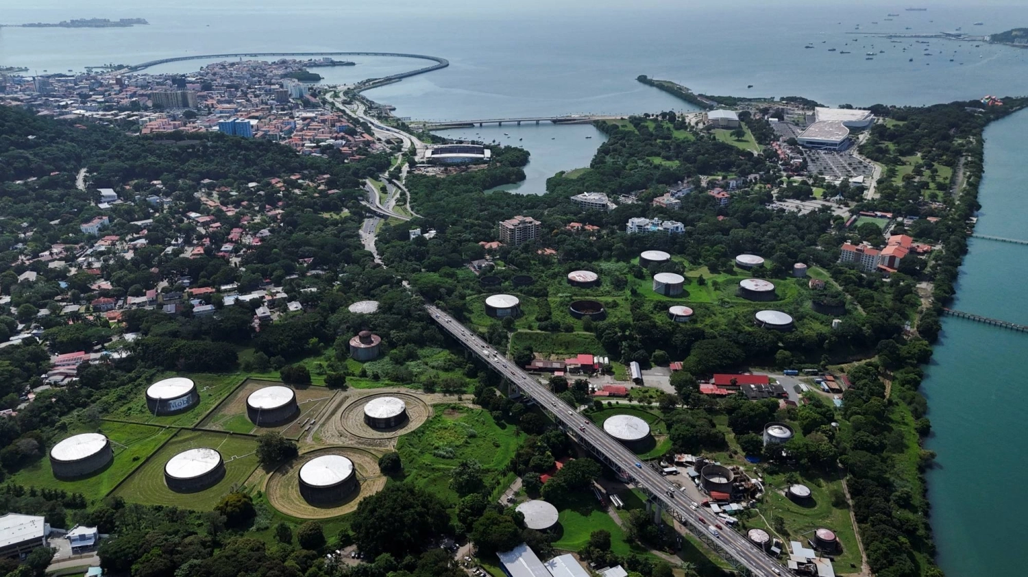 The Panama Canal region, where the world’s largest SAF facility was previously expected to be built and produce sustainable aviation fuel by 2025, before the production was pushed back to 2027 The Panama Canal region, where the world’s largest SAF facility was previously expected to be built and produce sustainable aviation fuel by 2025, before the production was pushed back to 2027