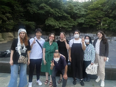 Kinga Skiers (left) co-founded the Tokyo chapter of Food Not Bombs in 2023. The organization aims to provide the capital’s homeless population with food and other essentials. Kinga Skiers (left) co-founded the Tokyo chapter of Food Not Bombs in 2023. The organization aims to provide the capital’s homeless population with food and other essentials.