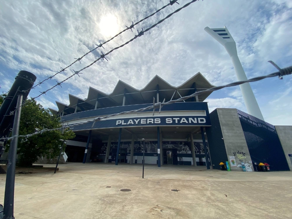 Kardinia Park, home stadium of Australian Rules football team Geelong Cats, on Oct. 23, 2020 Kardinia Park, home stadium of Australian Rules football team Geelong Cats, on Oct. 23, 2020