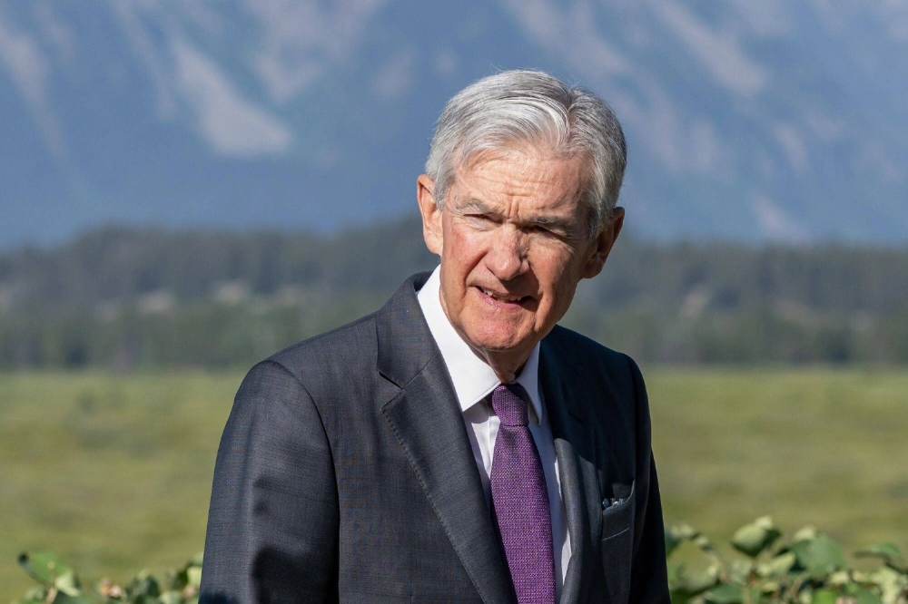 Federal Reserve Chairman Jerome Powell attends the Kansas City Federal Reserve's Jackson Hole Economic Policy Symposium in Moran, Wyoming, on Friday. Federal Reserve Chairman Jerome Powell attends the Kansas City Federal Reserve's Jackson Hole Economic Policy Symposium in Moran, Wyoming, on Friday.