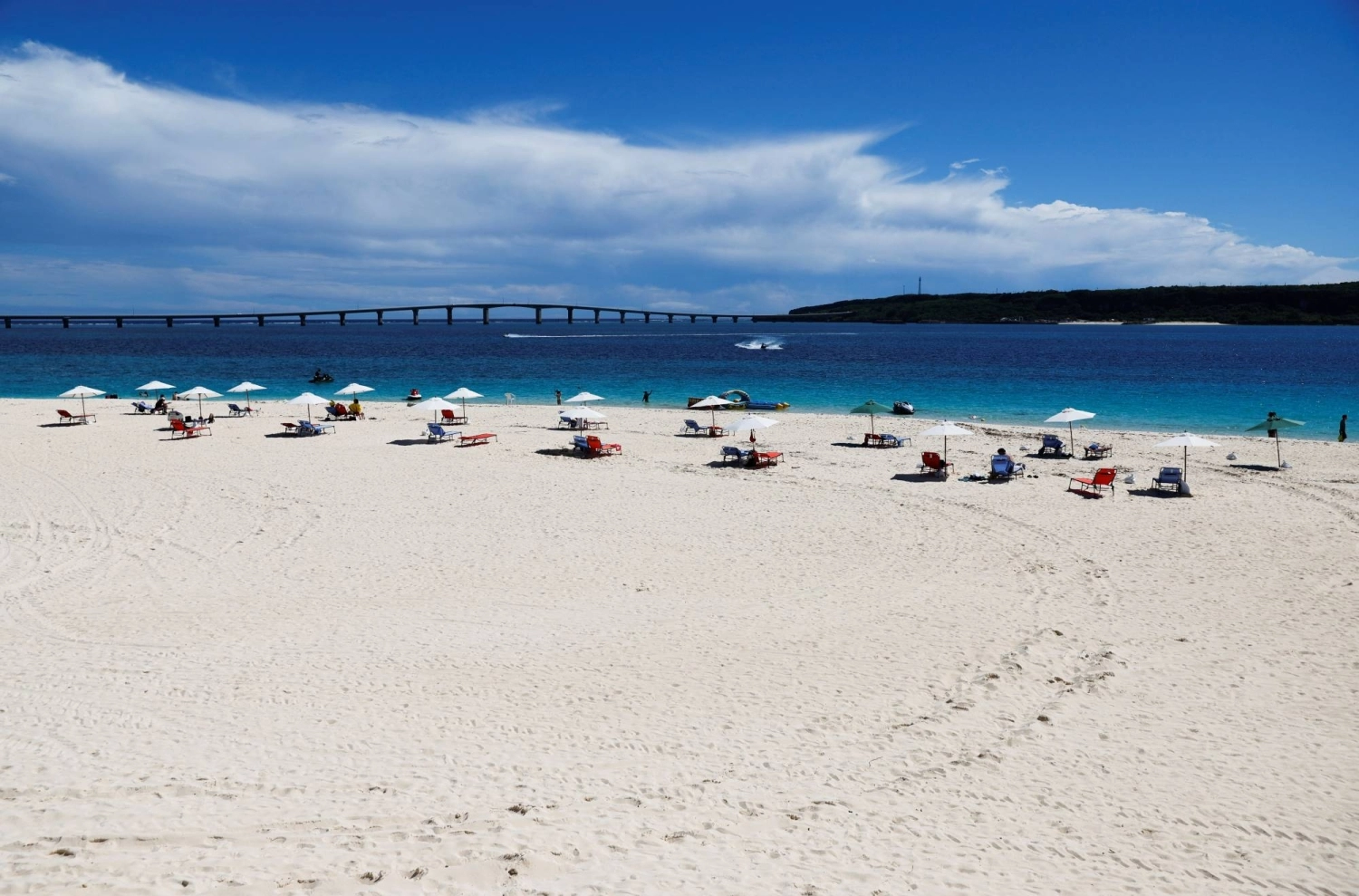 A beach on Miyako island in Okinawa Prefecture. As the climate heats up, travel trends show that holidaymakers are shunning beaches and gravitating toward cooler mountain destinations. A beach on Miyako island in Okinawa Prefecture. As the climate heats up, travel trends show that holidaymakers are shunning beaches and gravitating toward cooler mountain destinations.