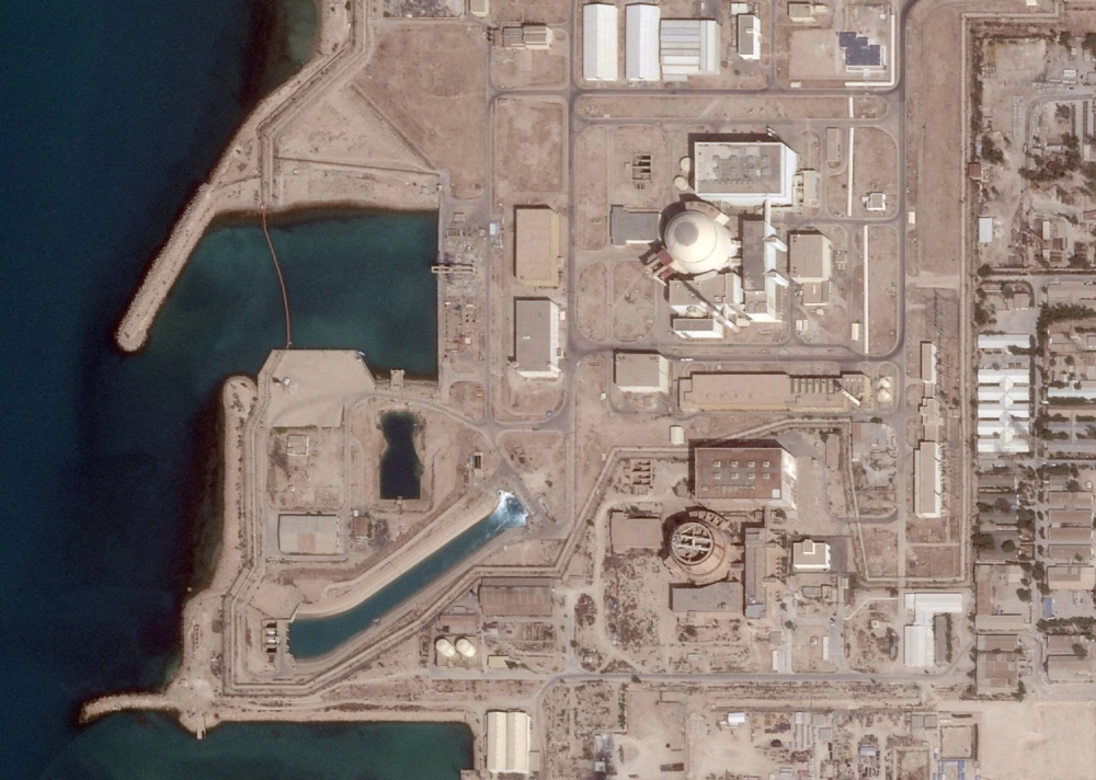 The Bushehr Nuclear Power Plant, in Bushehr Province, Iran, on May 26. Rafael Grossi, the head of the International Atomic Energy Agency, said Iran is legally obligated to allow inspections to resume and that they should begin "as soon as possible." The Bushehr Nuclear Power Plant, in Bushehr Province, Iran, on May 26. Rafael Grossi, the head of the International Atomic Energy Agency, said Iran is legally obligated to allow inspections to resume and that they should begin "as soon as possible."