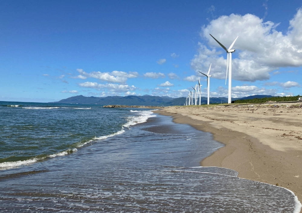 Wind turbines in the town of Happo in Akita prefecture. Wind power is a key part of Japan's alternative energy drive. Wind turbines in the town of Happo in Akita prefecture. Wind power is a key part of Japan's alternative energy drive.