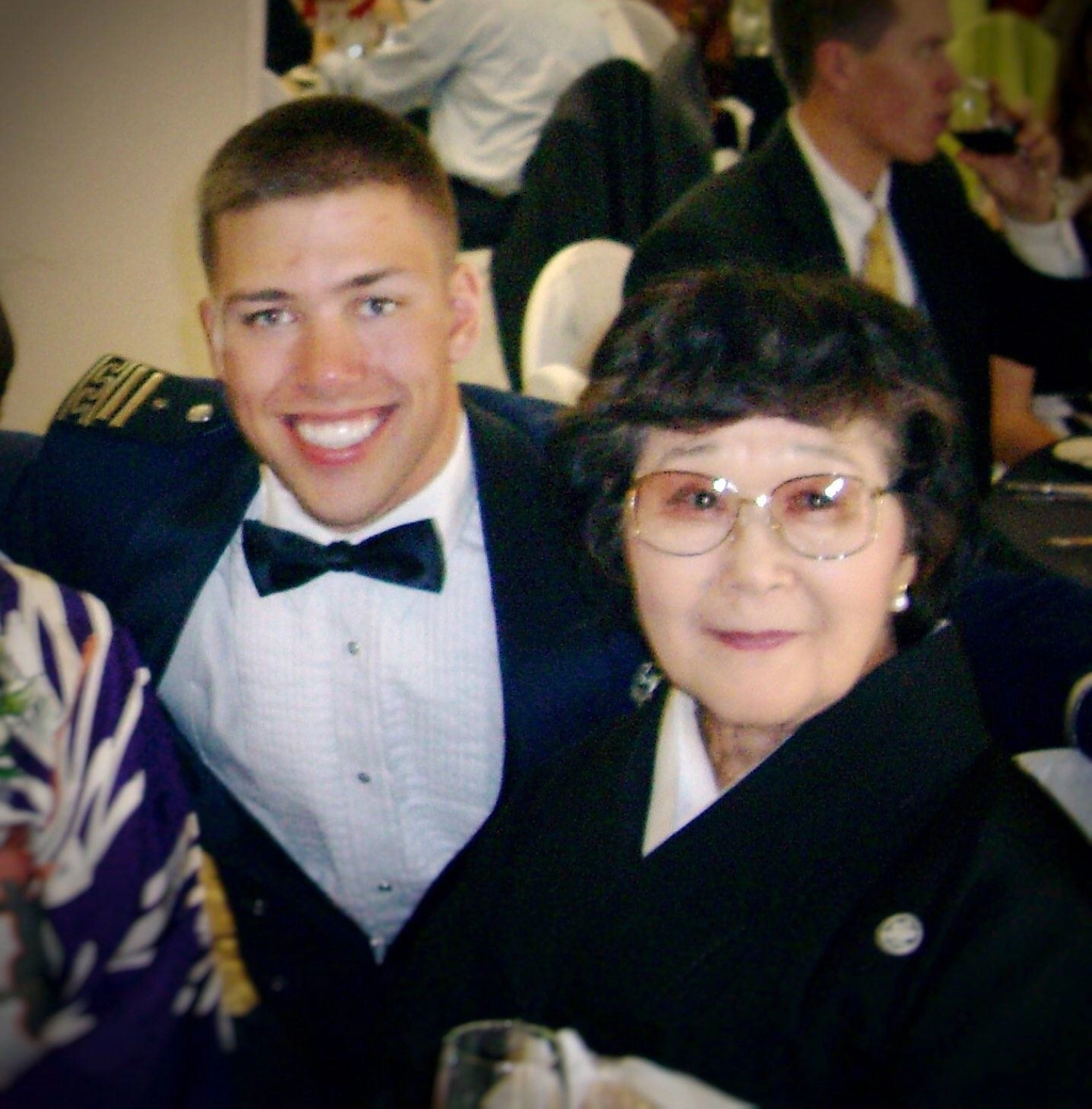 Michael MacArthur Bosack and his grandmother, Makiko Suzuki, in 2006. Michael MacArthur Bosack and his grandmother, Makiko Suzuki, in 2006.