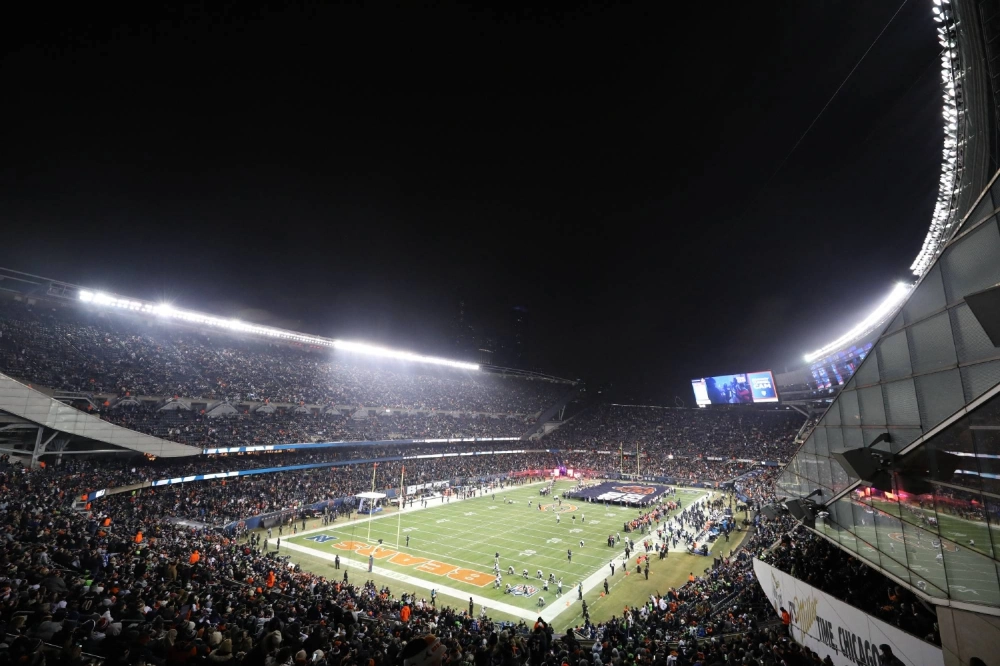 Soldier Field in Chicago prior to a game between the Bears and Seahawks  Soldier Field in Chicago prior to a game between the Bears and Seahawks
