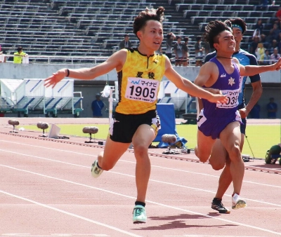 Sorato Shimizu competes at a meet in Hiroshima in July. Over the past few years, Shimizu has been like a superhero among teenage track and field athletes in Japan.  Sorato Shimizu competes at a meet in Hiroshima in July. Over the past few years, Shimizu has been like a superhero among teenage track and field athletes in Japan.
