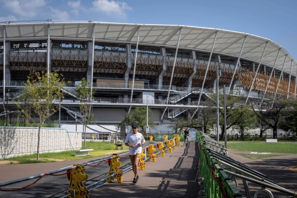 Nagoya City Mizuho Park Athletic Stadium, which is scheduled to open in March next year, will be one of the main venues for the 2026 Asian Games. Nagoya City Mizuho Park Athletic Stadium, which is scheduled to open in March next year, will be one of the main venues for the 2026 Asian Games.