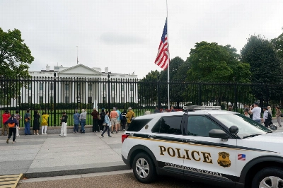 A U.S. flag flies at half mast in front of the White House on Sept. 11 in honor of Charlie Kirk, a right-wing activist who was fatally shot the previous day at an event at a university in Orem, Utah. The tragedy comes as the Trump administration shutters terrorism-prevention programs despite rising extremist violence. A U.S. flag flies at half mast in front of the White House on Sept. 11 in honor of Charlie Kirk, a right-wing activist who was fatally shot the previous day at an event at a university in Orem, Utah. The tragedy comes as the Trump administration shutters terrorism-prevention programs despite rising extremist violence.