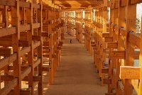 Timber from the Grand Ring, a symbol of the 2025 Osaka expo, will be reused in public housing to support recovery efforts in Ishikawa Prefecture, which was hit by disasters last year.  | REUTERS