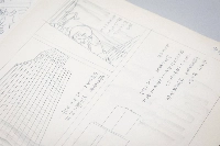 One of the unreleased pencil sketches believed to have been written by Osamu Tezuka that were recently discovered in Niiza, Saitama Prefecture | ©TEZUKA PRODUCTIONS / VIA JIJI