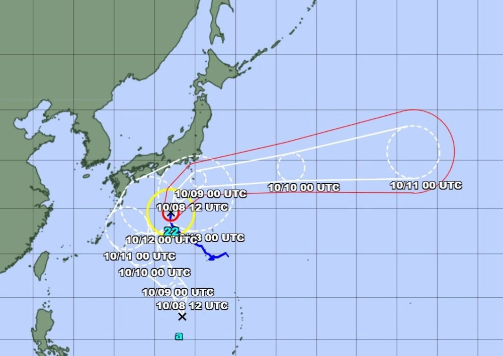 Typhoon Halong is moving north near the Izu Islands, with strong winds, high waves and heavy rain expected as it passes early on Thursday, prompting warnings from the weather agency. Typhoon Halong is moving north near the Izu Islands, with strong winds, high waves and heavy rain expected as it passes early on Thursday, prompting warnings from the weather agency.