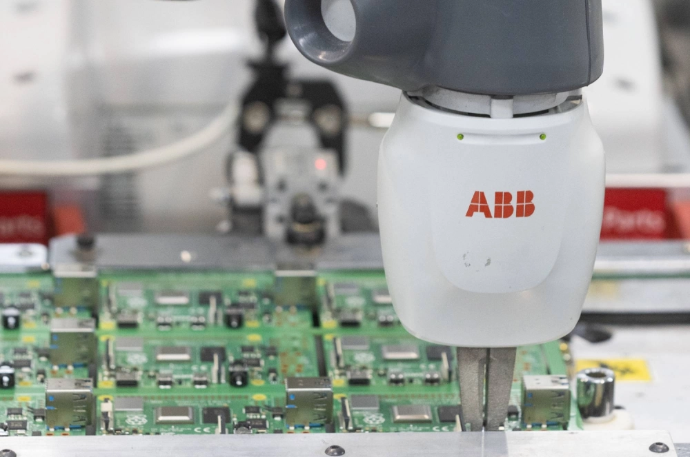 An ABB robot at the Sony U.K. Technology Centre in Pencoed, Wales An ABB robot at the Sony U.K. Technology Centre in Pencoed, Wales