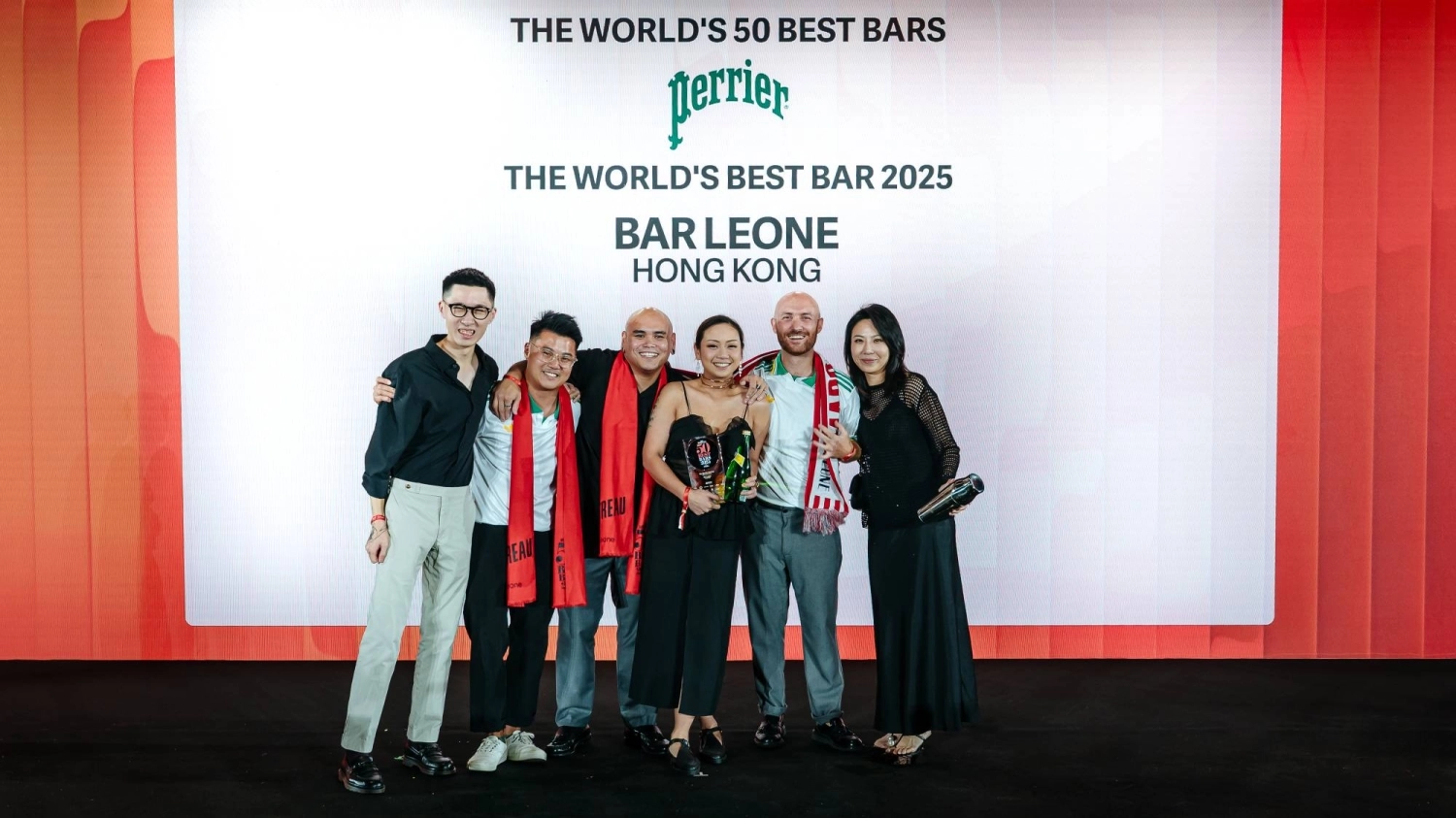 Hong Kong's Bar Leone is the first Asia-based bar to be named No. 1 in the awards' history. Hong Kong's Bar Leone is the first Asia-based bar to be named No. 1 in the awards' history.