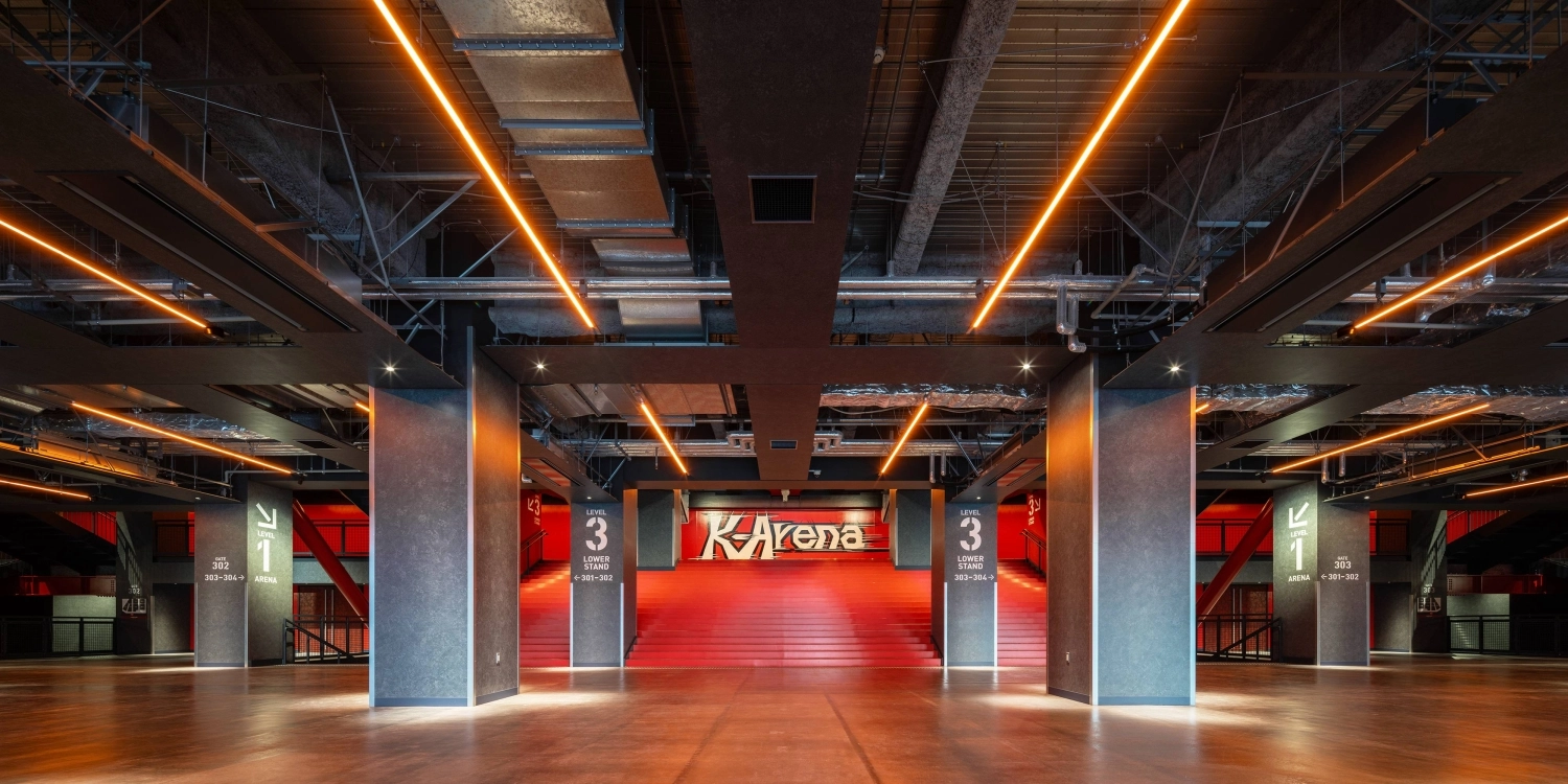 The inside of K-Arena Yokohama, which has taken off as a concert venue since it opened in 2023. The inside of K-Arena Yokohama, which has taken off as a concert venue since it opened in 2023.