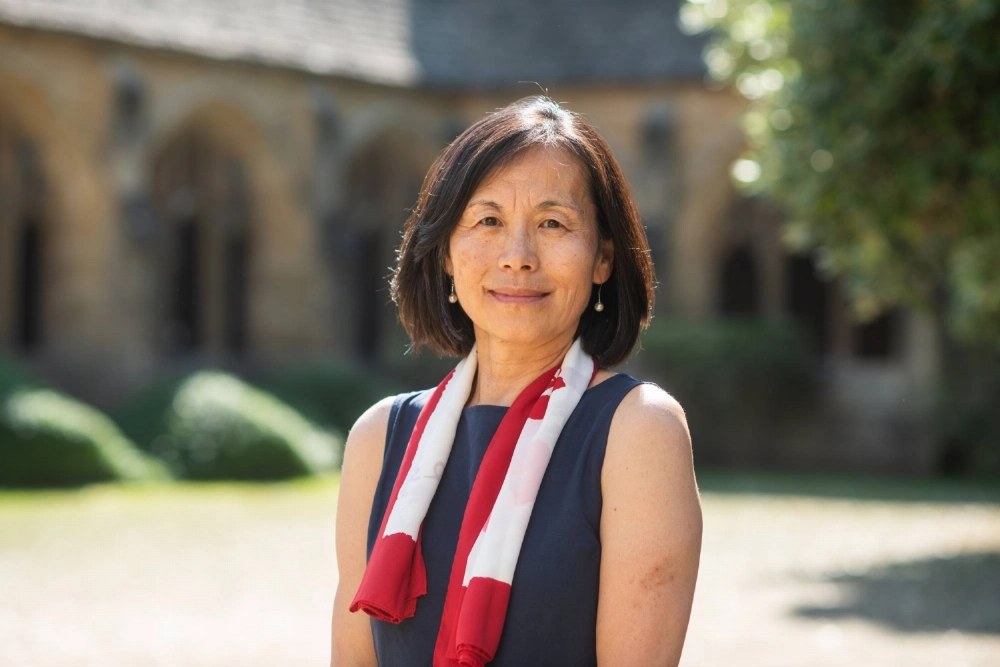 Mari Sako at New College, the University of Oxford, in Oxford, England Mari Sako at New College, the University of Oxford, in Oxford, England