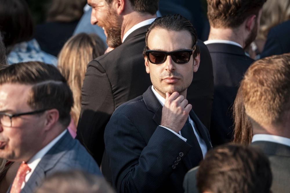 Paul Ingrassia, U.S. President Donald Trump’s former nominee to lead the Office of Special Counsel, at a social event on the South Lawn of the White House in Washington in June.  Paul Ingrassia, U.S. President Donald Trump’s former nominee to lead the Office of Special Counsel, at a social event on the South Lawn of the White House in Washington in June.