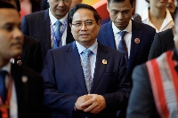 Pham Minh Chinh, Vietnam’s prime minister, at the Association of Southeast Asian Nations Summit in Kuala Lumpur on Sunday | BLOOMBERG