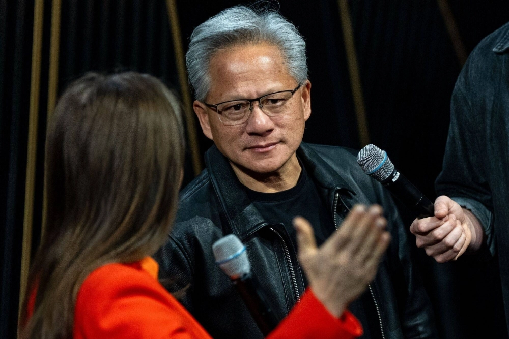 Nvidia CEO Jensen Huang in Washington on Tuesday Nvidia CEO Jensen Huang in Washington on Tuesday